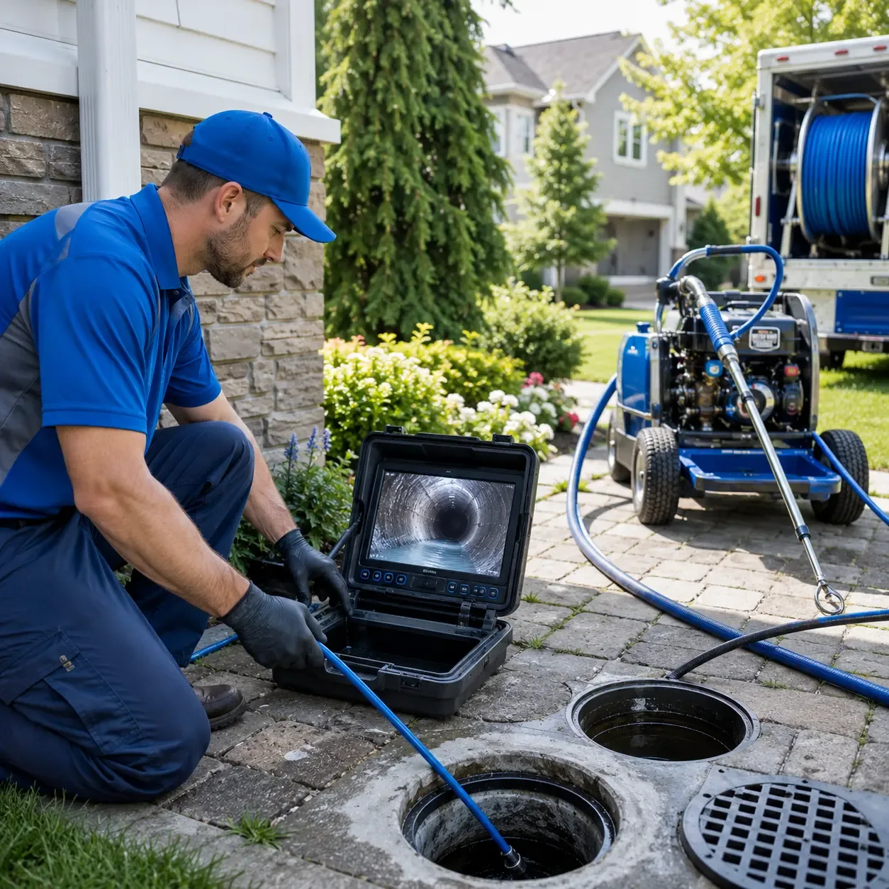 Outdoor drain cleaning professionals serving Chrisney, IN